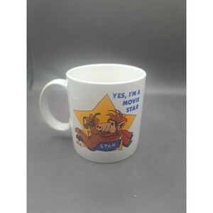 1987 ALF Coffee Mug Cup Yes I'm A Movie Star Alien Productions Vintage Humor